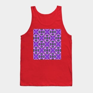 Fragrant herb flower pattern. Tank Top